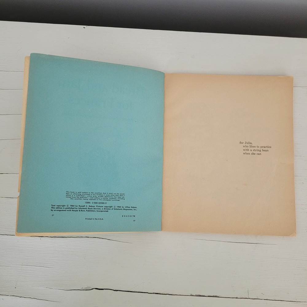 Vintage Bread and Jam for Frances Children Book 1964 Scholastic Softcover Rare - Picture 6 of 11